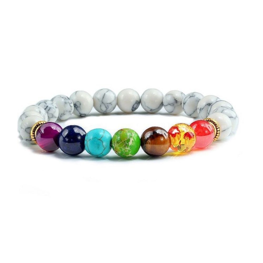 2PC Beaded Chakra Bracelet